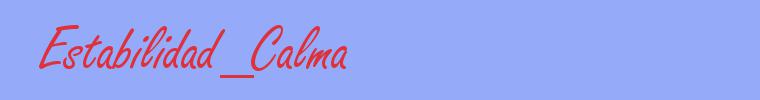 sinónimo de Estabilidad_Calma