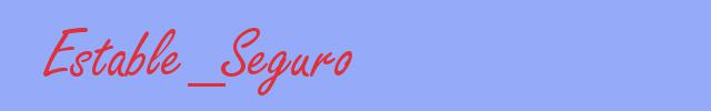 sinónimo de Estable_Seguro