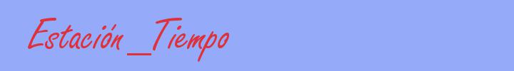 sinónimo de Estación_Tiempo