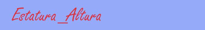 sinónimo de Estatura_Altura
