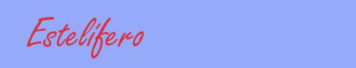 sinónimo de Estelífero