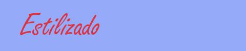 sinónimo de Estilizado