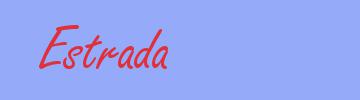 sinónimo de Estrada