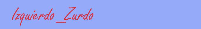 sinónimo de Izquierdo_Zurdo