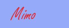 sinónimo de Mimo
