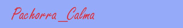 sinónimo de Pachorra_Calma