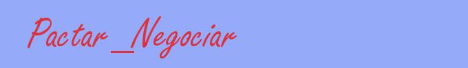 sinónimo de Pactar_Negociar
