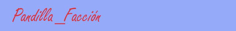 sinónimo de Pandilla_Facción