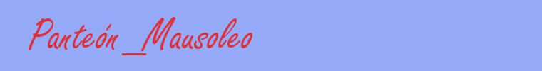 sinónimo de Panteón_Mausoleo