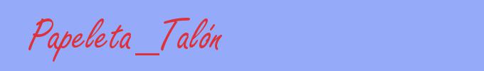 sinónimo de Papeleta_Talón