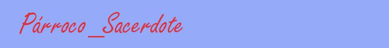 sinónimo de Párroco_Sacerdote