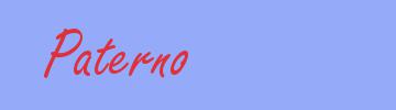 sinónimo de Paterno