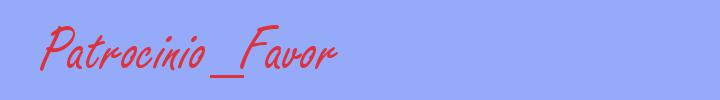 sinónimo de Patrocinio_Favor