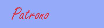 sinónimo de Patrono