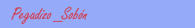 sinónimo de Pegadizo_Sobón