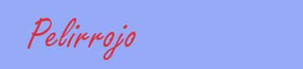 sinónimo de Pelirrojo