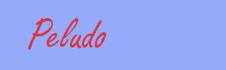 sinónimo de Peludo
