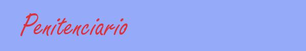 sinónimo de Penitenciario