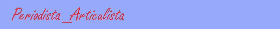 sinónimo de Periodista_Articulista
