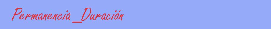 sinónimo de Permanencia_Duración