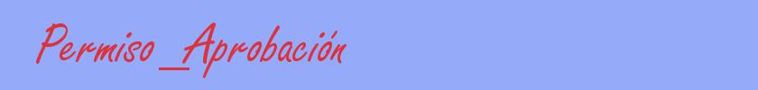 sinónimo de Permiso_Aprobación