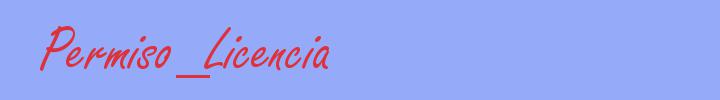 sinónimo de Permiso_Licencia