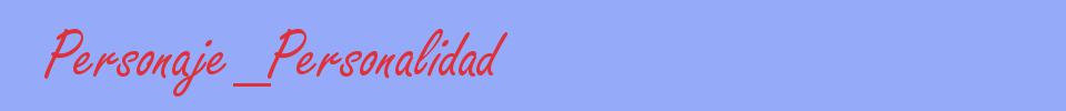 sinónimo de Personaje_Personalidad