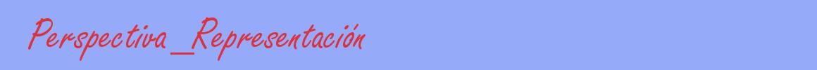sinónimo de Perspectiva_Representación
