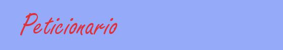 sinónimo de Peticionario