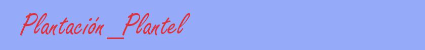 sinónimo de Plantación_Plantel
