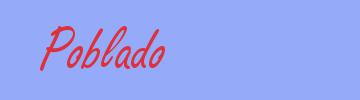 sinónimo de Poblado