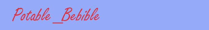 sinónimo de Potable_Bebible