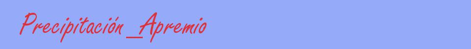sin&oacute;nimo de Precipitación_Apremio