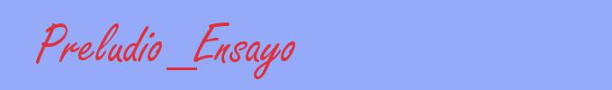 sinónimo de Preludio_Ensayo