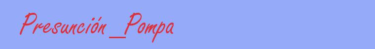 sinónimo de Presunción_Pompa