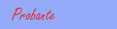 sinónimo de Probante