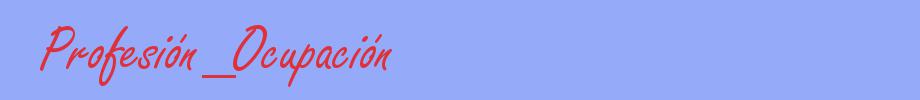sinónimo de Profesión_Ocupación