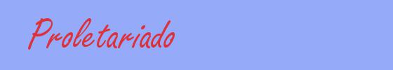 sinónimo de Proletariado