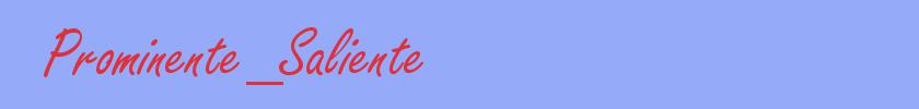 sinónimo de Prominente_Saliente