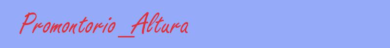 sinónimo de Promontorio_Altura
