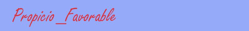 sinónimo de Propicio_Favorable