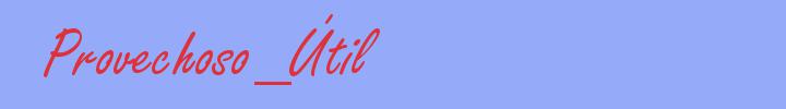 sinónimo de Provechoso_Útil