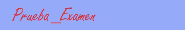 sinónimo de Prueba_Examen