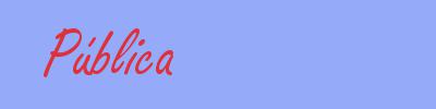 sinónimo de Pública