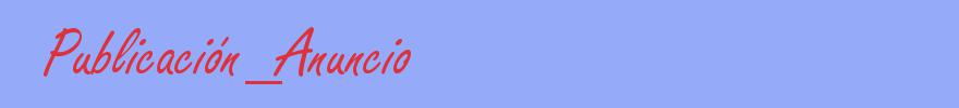 sinónimo de Publicación_Anuncio