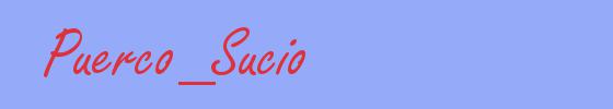 sinónimo de Puerco_Sucio