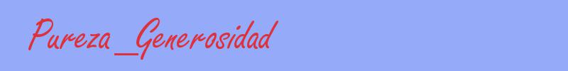sinónimo de Pureza_Generosidad