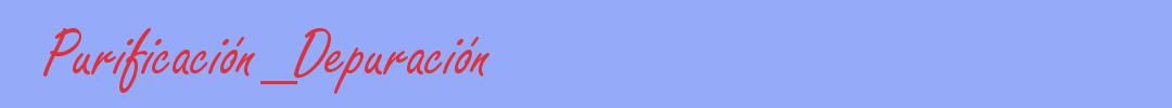 sinónimo de Purificación_Depuración