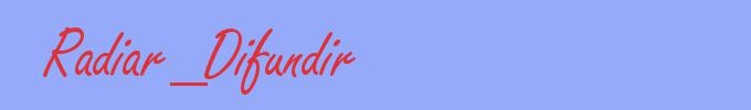 sinónimo de Radiar_Difundir
