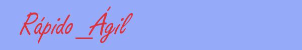 sinónimo de Rápido_Ágil